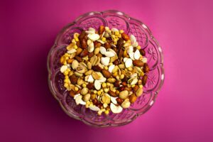 Nut bowl high source of Vitamin B12